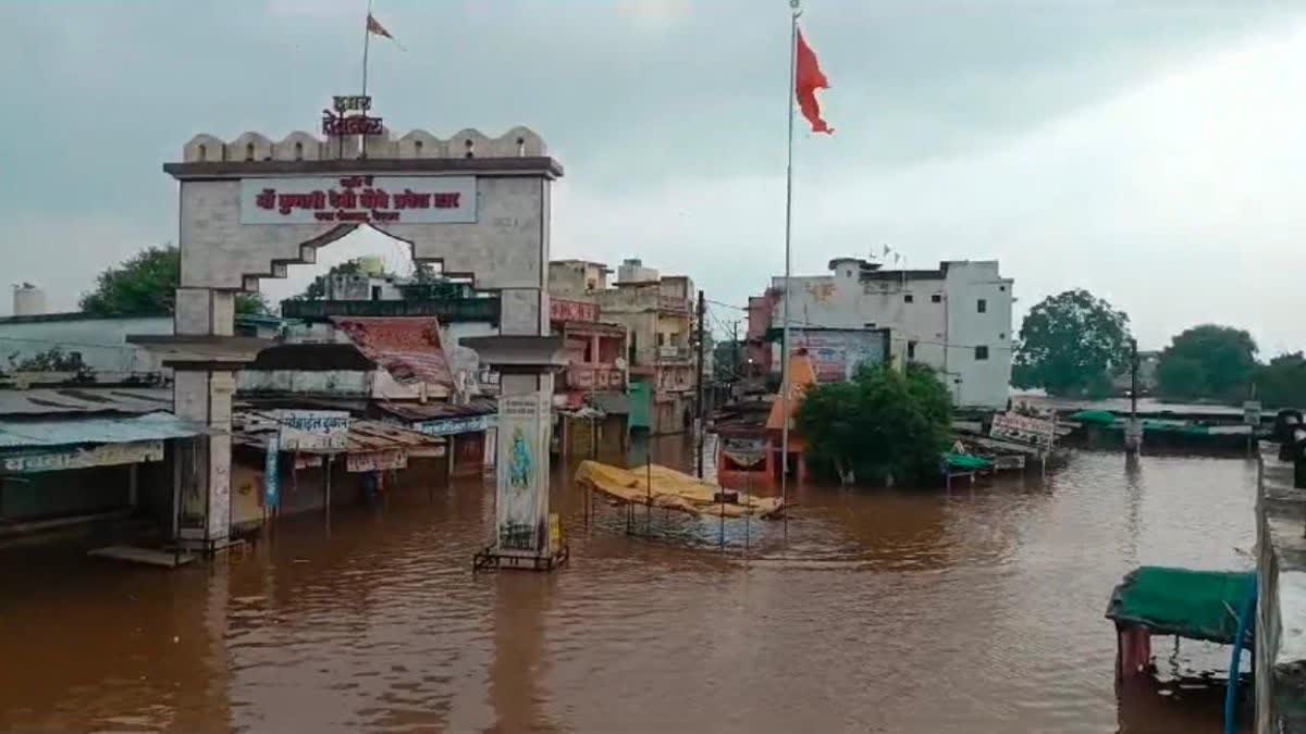 Shivnath river water level increased