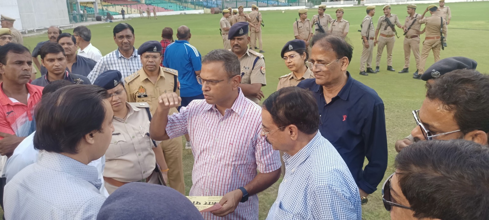 Security of Green Park Stadium Kanpur