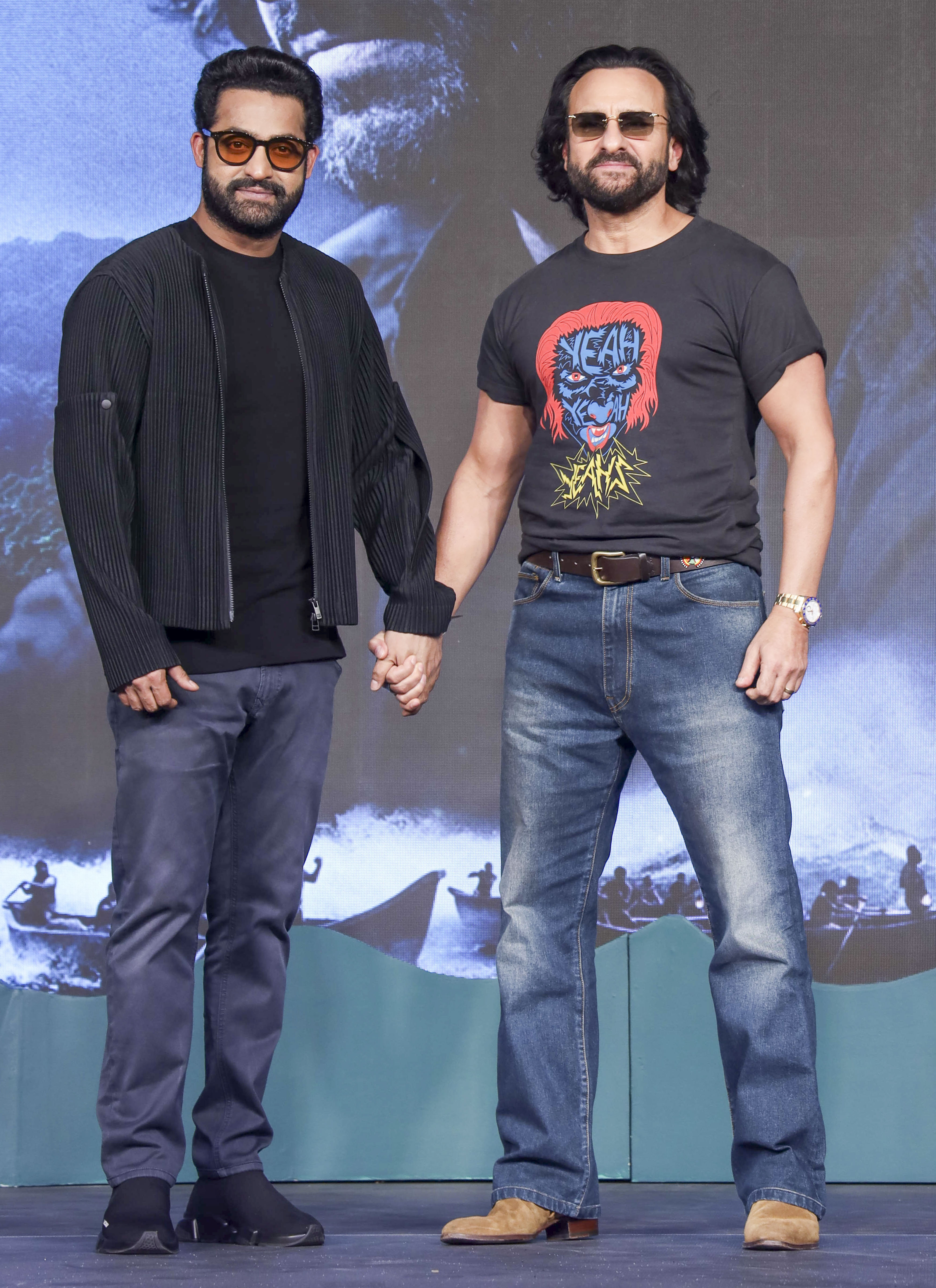 Jr NTR expressed nervousness about his upcoming film Devara as it marks his first solo release in six years following RRR. At the Devara trailer launch event held in Mumbai, the superstar also promised that the last 40 minutes of the film would be especially spectacular.