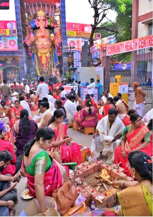 Khairatabad Ganesh Pooja 2024