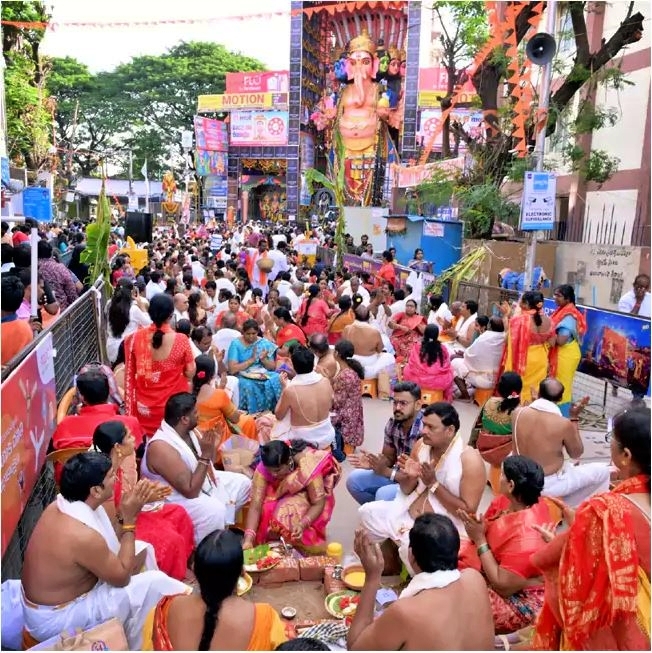 Khairatabad Ganesh Pooja 2024