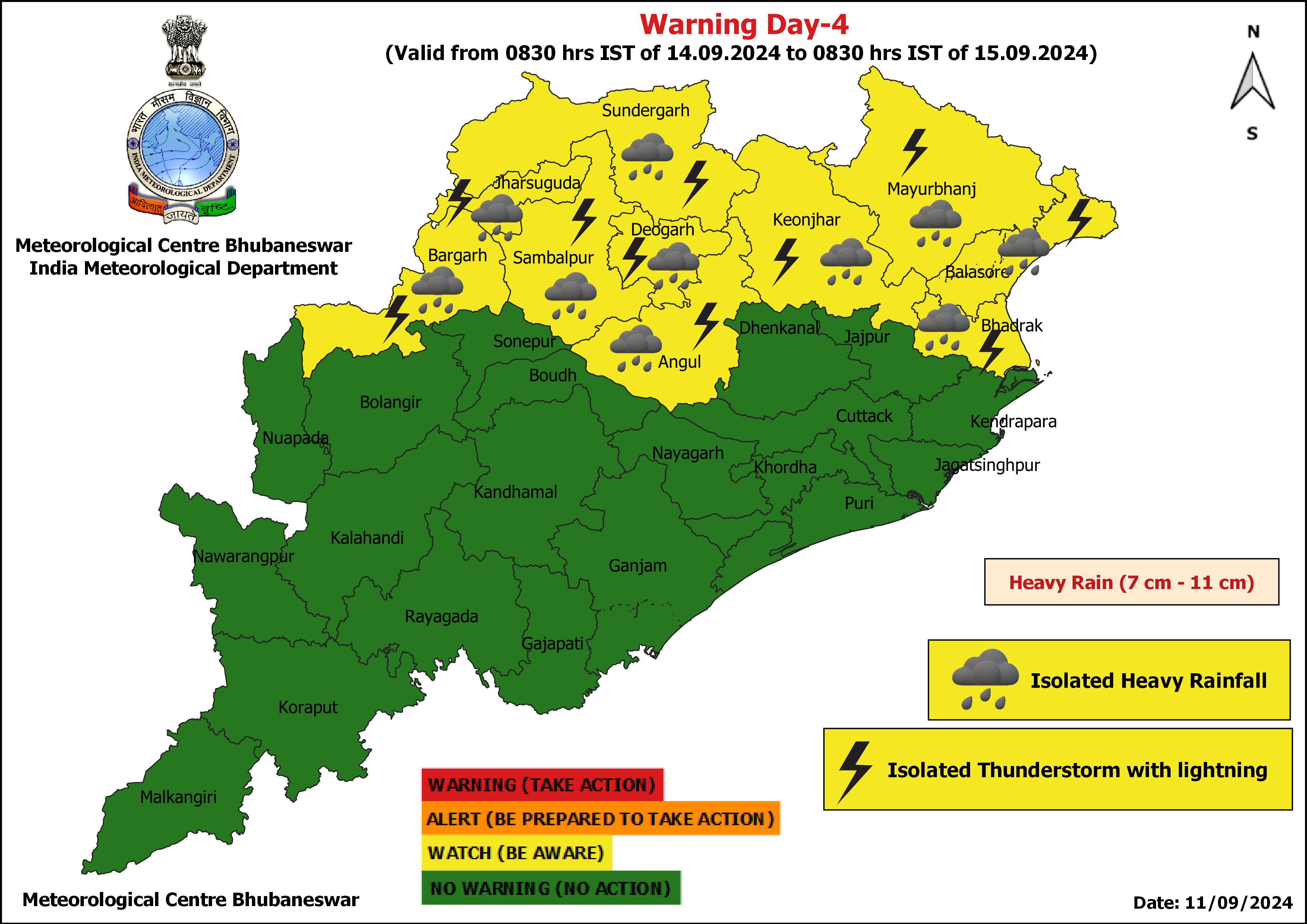 Odisha Weather Update