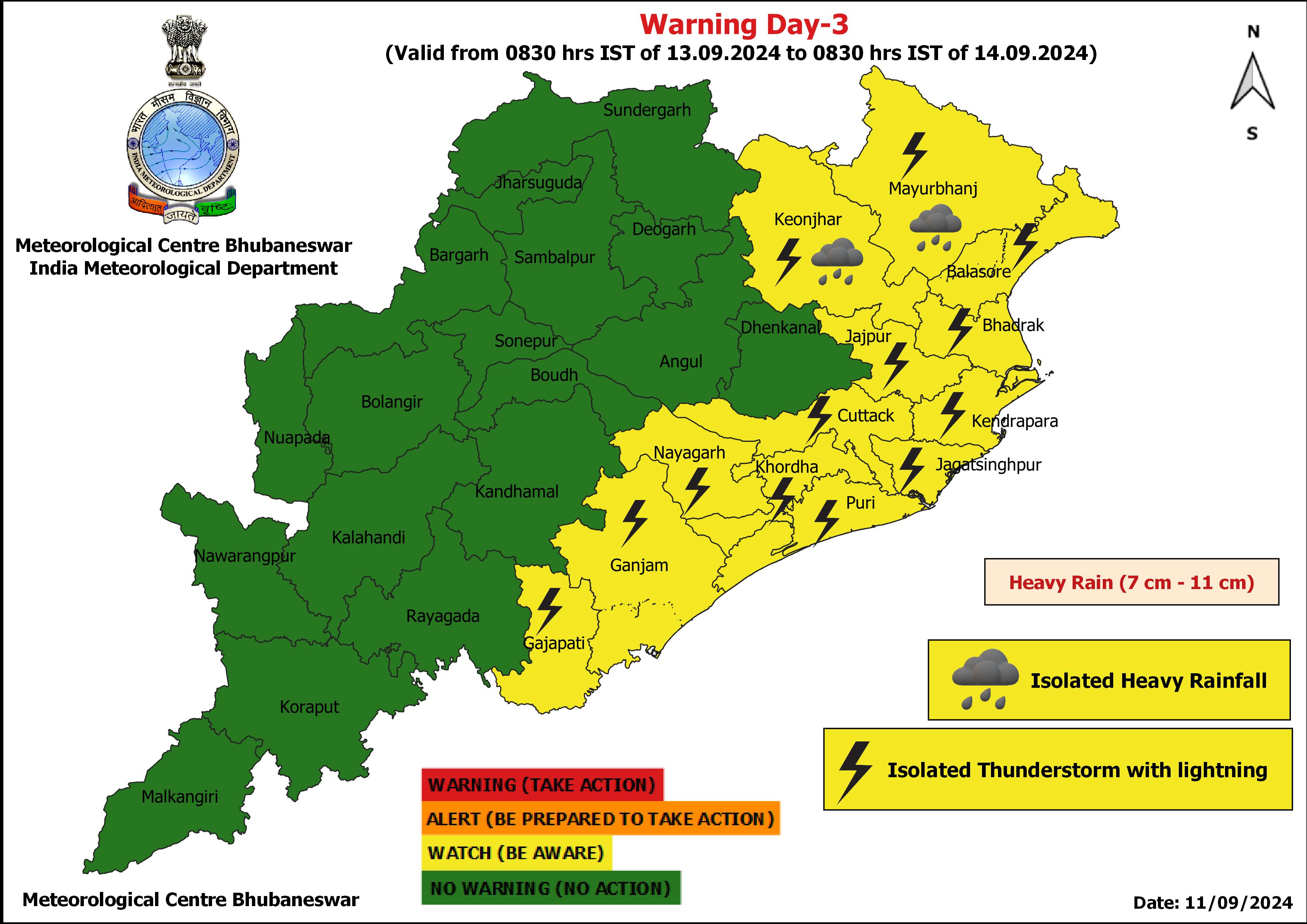 Odisha Weather Update