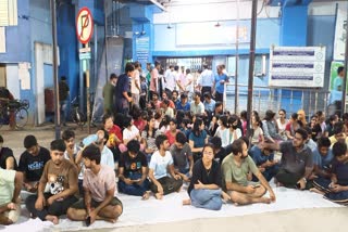 Medical Student's Protest in Jalpaiguri Hospital