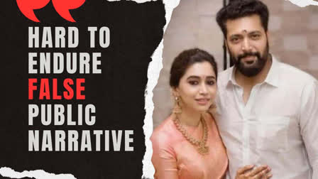 Actor Jayam Ravi has filed for divorce from his wife Aarti in Chennai Family Welfare Court. Aarti, who remained tightlipped about the announcement for days, has now expressed her shock and disappointment on Instagram, highlighting that the decision was made without her consent. The couple, married since 2009, have two sons.