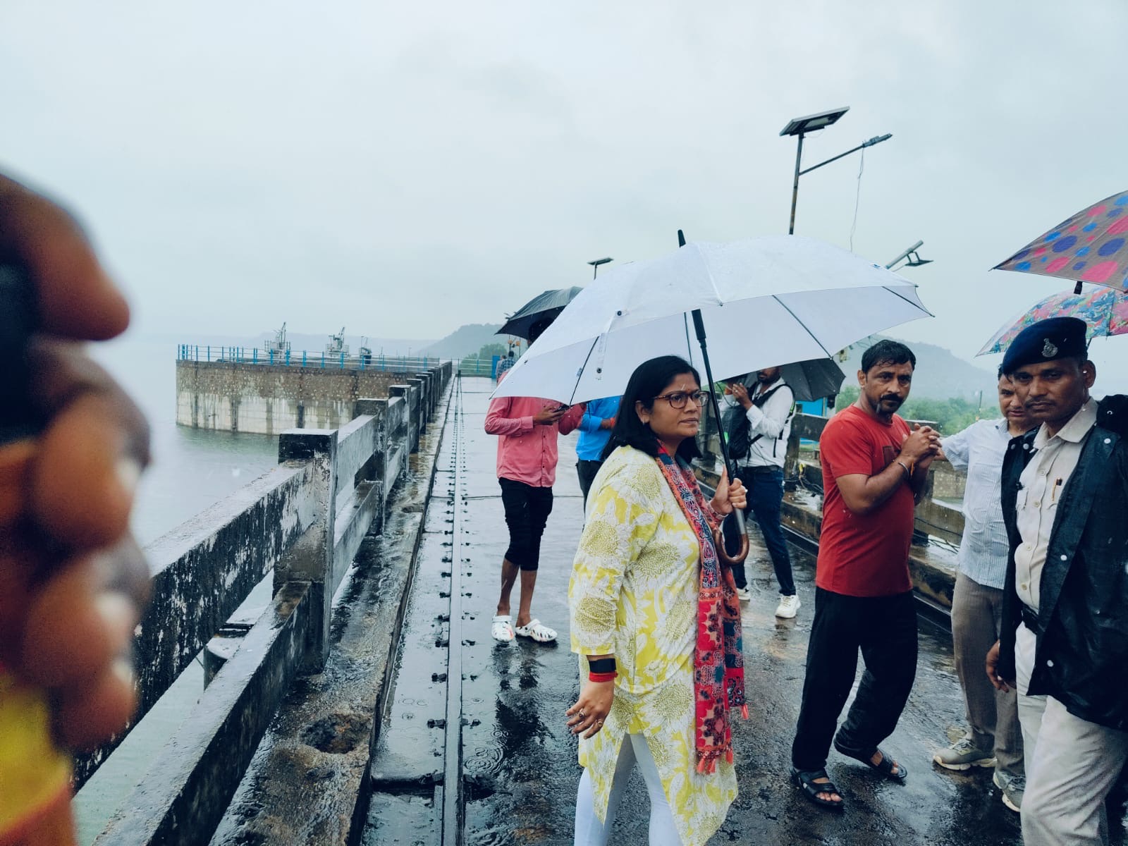 Tighra dam water level