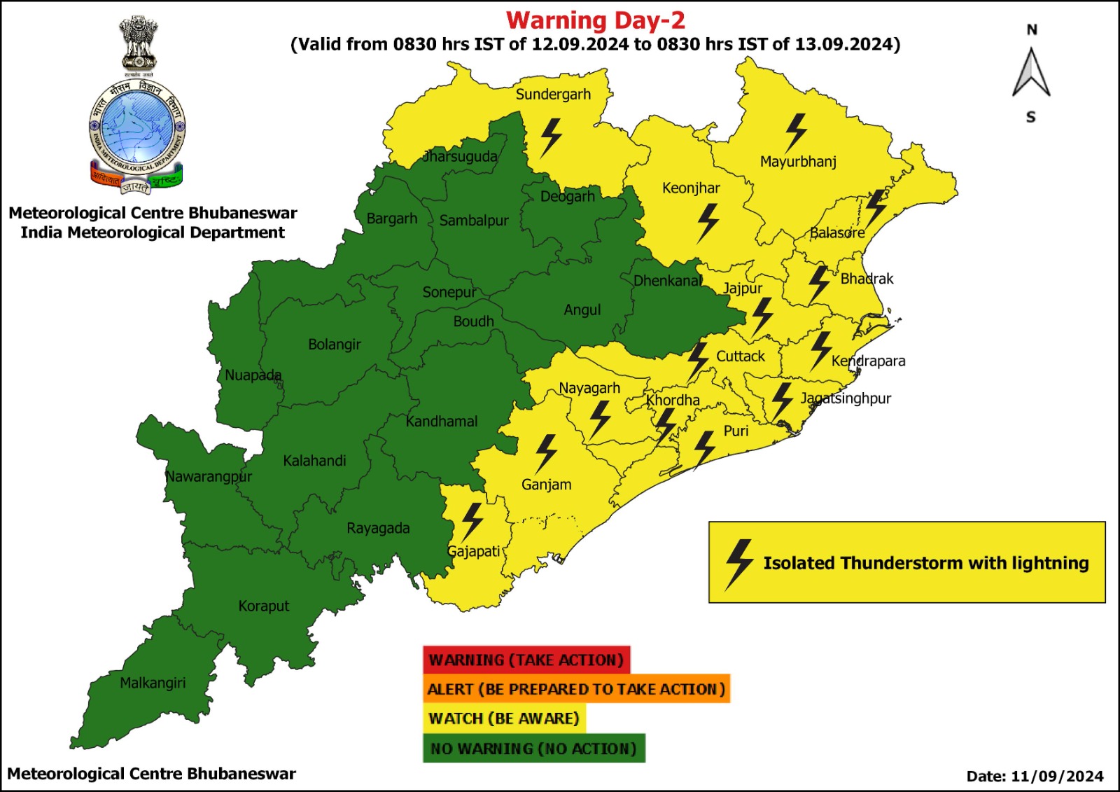 Odisha Weather Update