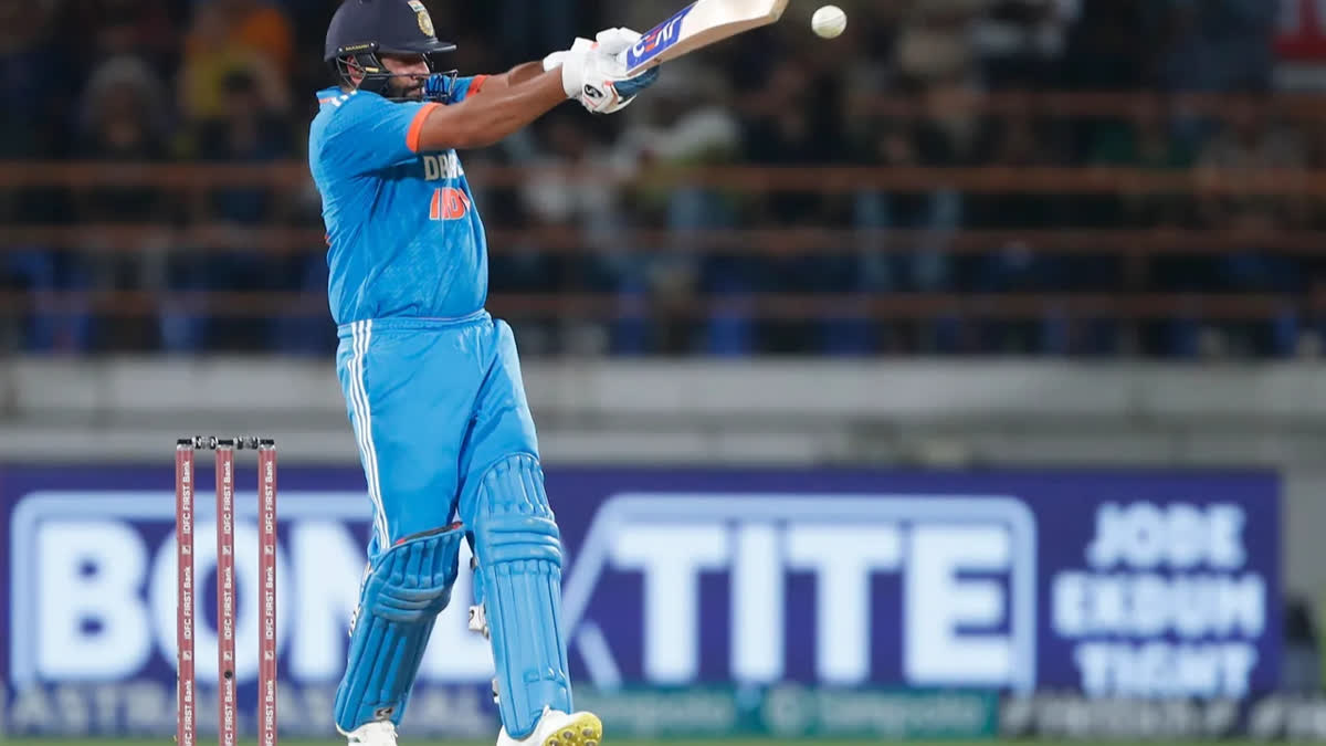 Indian captain, Rohit Sharma becomes the player to most sixes in International cricket against Australia in MA Chidambaram Stadium in Chennai, surpaasing West Indian legend, Chris Gayle, who has sent the ball out the ground for 553 times.
