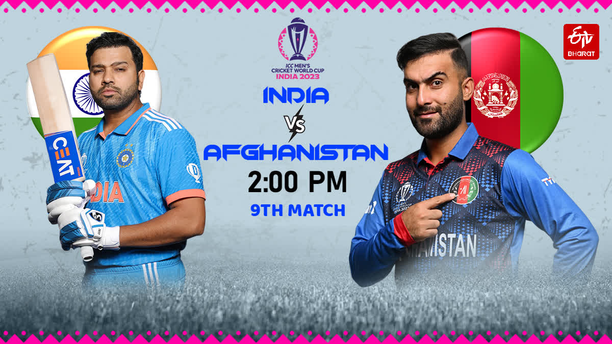 World Cup Ind Vs Afg Ro Hitman Show Guides India To Eight Wicket Win World Cup India