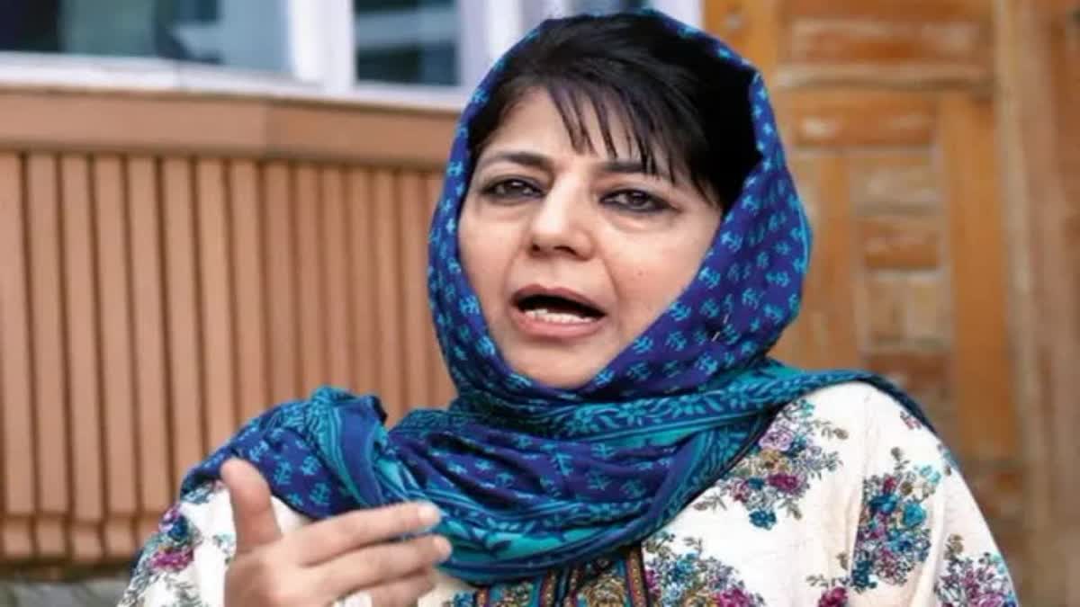 Can not even step out of house  because President is visiting Srinagar says Mehbooba Mufti