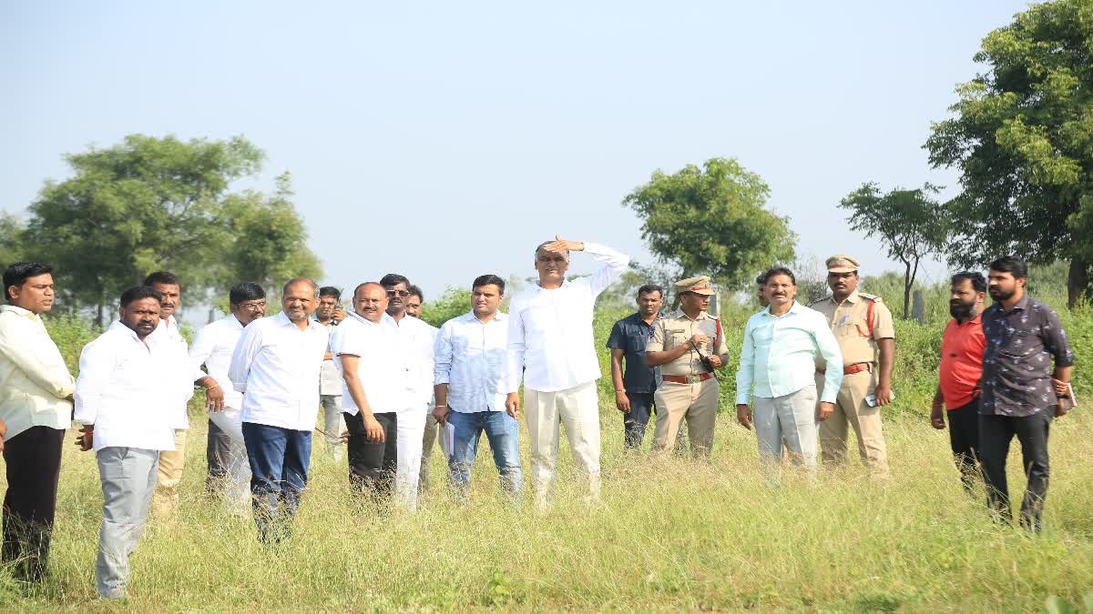 CM KCR Meeting Arrangements in Jangaon