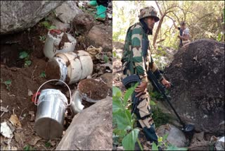 bsf jawans detect 5 gelatine bombs