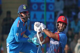 India vs Afghanistan Score updates  India vs Afghanistan  Azmatullah Omarzai  Hashmatullah Shahidi  ഇന്ത്യ vs അഫ്‌ഗാനിസ്ഥാന്‍  ഹഷ്‌മത്തുള്ള ഷാഹിദി  അസ്‌മത്തുള്ള ഒമർസായി  Cricket World Cup 2023  ഏകദിന ലോകകപ്പ് 2023