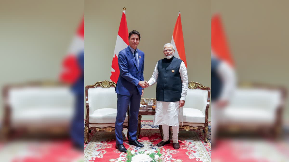 PM Modi met Canadian Prime Minister Justin Trudeau in Laos