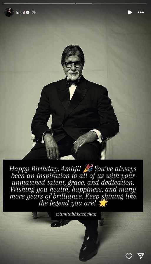 Amitabh Bachchan Turns 82: Prabhas, Kajol, Others Shower Birthday Wishes On Legendary Star