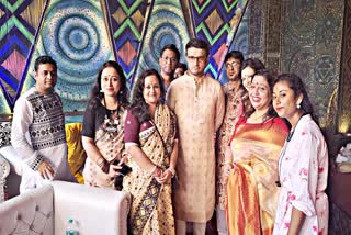 SOURAV GANGULY CELEBRATES PUJA