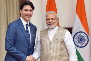 PM Modi Meets Canadian Counterpart Justin Trudeau In Laos