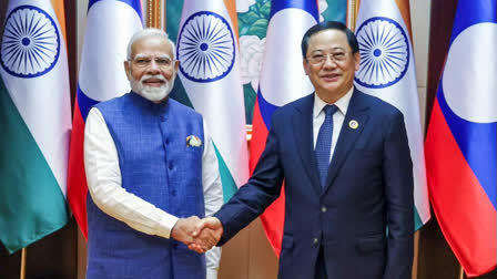 PM Modi held productive discussions with Sonexay Siphandone to strengthen ties between India and Lao. He also congratulated Siphandone for hosting the summits.