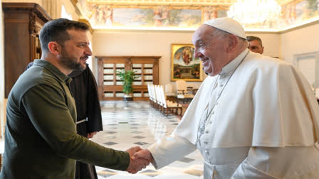 Ukraine's Zelenskyy Meets Pope Francis As He Continues His European Tour To Push His 'Victory Plan'