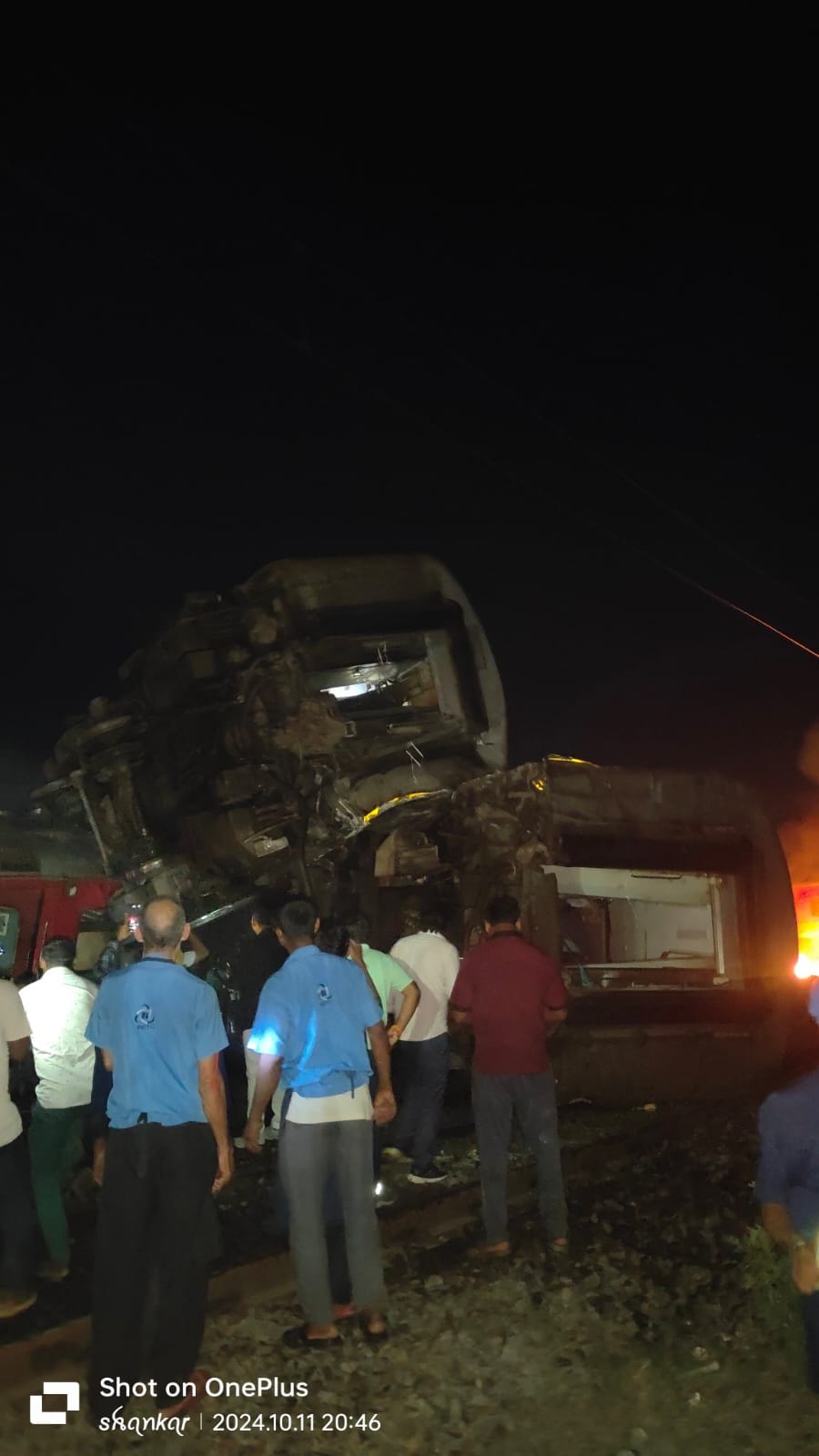 Bagmati Express collided with a goods train