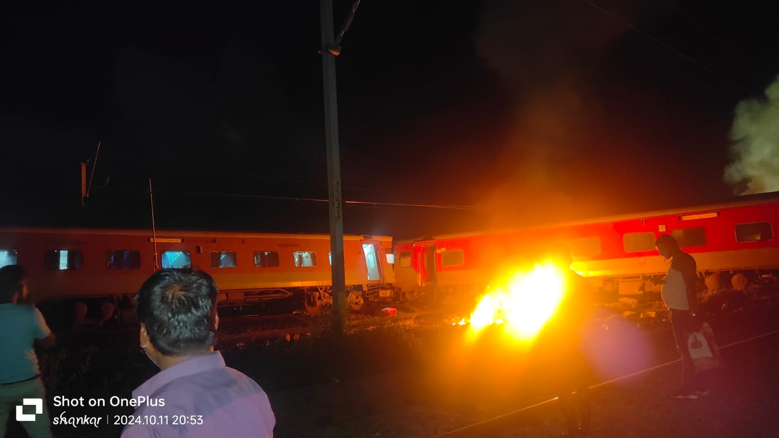 Bagmati Express collided with a goods train