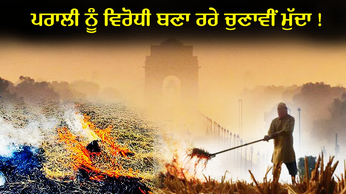 Politics On Stubble Burning, Air Pollution, Election Lok Sabha 2024