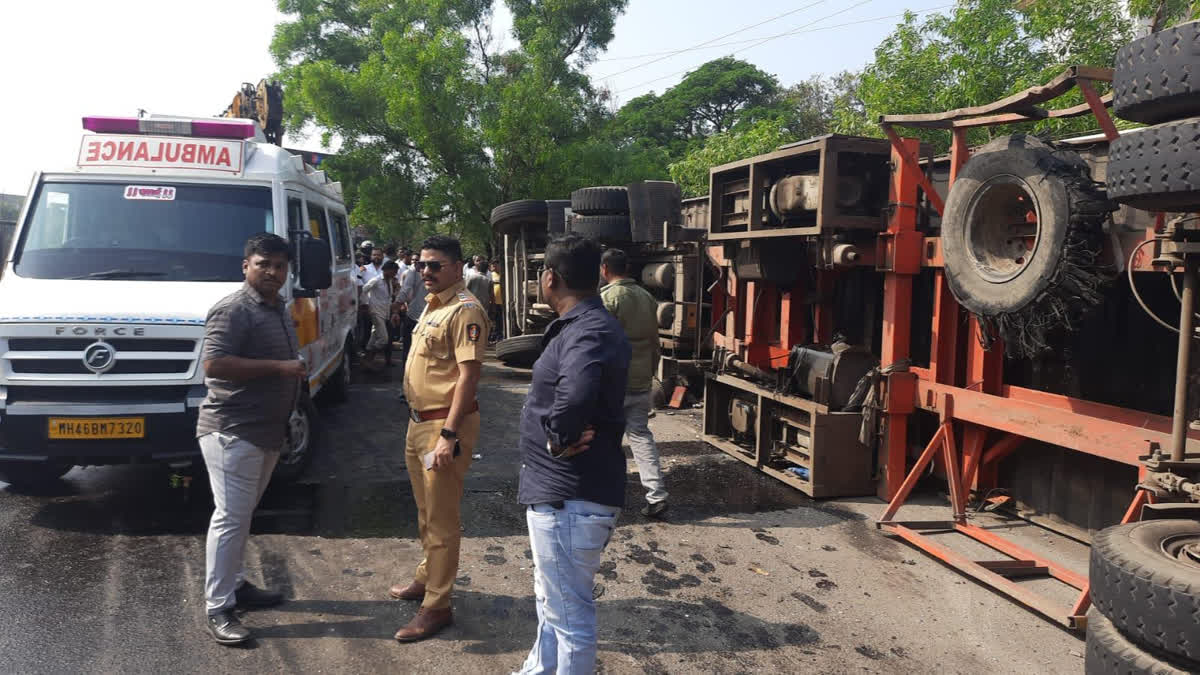 Container overturns