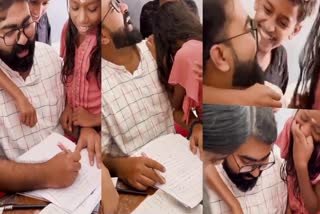 teacher student video  Kasaragod teacher student viral video  teacher student viral video  Sujith Mash and student from Kasaragod  ചൂരലിനോട് ഗെറ്റൗട്ട് പറഞ്ഞ് സുജിത്ത് മാഷ്  സുജിത്ത് മാഷ്  സുജിത്ത് മാഷ് വീഡിയോ വൈറൽ  സുജിത്ത് മാഷ് വീഡിയോ  വൈറൽ വീഡിയോ  കാസർകോട് ഉദിനൂർ സെൻട്രൽ എ യു പി സ്‌കൂൾ  വിദ്യാഭ്യാസമന്ത്രി വി ശിവൻ കുട്ടി  സുജിത്ത് മാഷും കുട്ട്യോളും  viral video