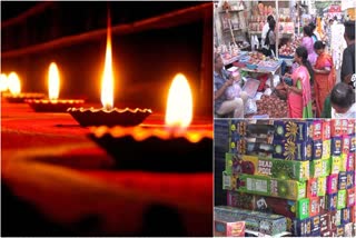 Rush In Markets Of Diwali festival