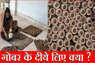 Diwali 2023 Celebrations Gobar Diye Cowdung lamp Ecofriendly Diwali Faridabad Haryana News