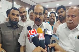 Etv Bharatformer-cm-veerappa-moily-reaction-on-yettinahole-project
