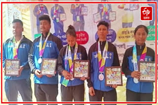 Medal winners of 37th National Games Felicitated