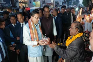 CM Dhami in Kumhar Mandi