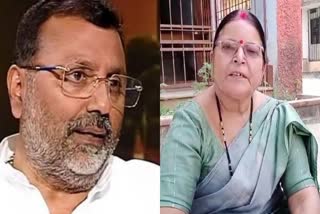 professor accuses MP Nishikant Dubey