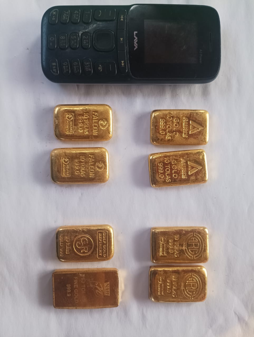 Gold Biscuits Recovered