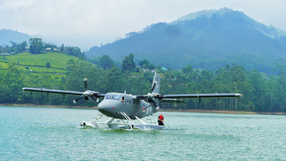 KERALA SEA PLANE PROJECT  SEA PLANE KERALA TOURISM  KOCHI MUNNAR SEA PLANE  സീ പ്ലെയിൻ വനം വകുപ്പ് ആശങ്ക