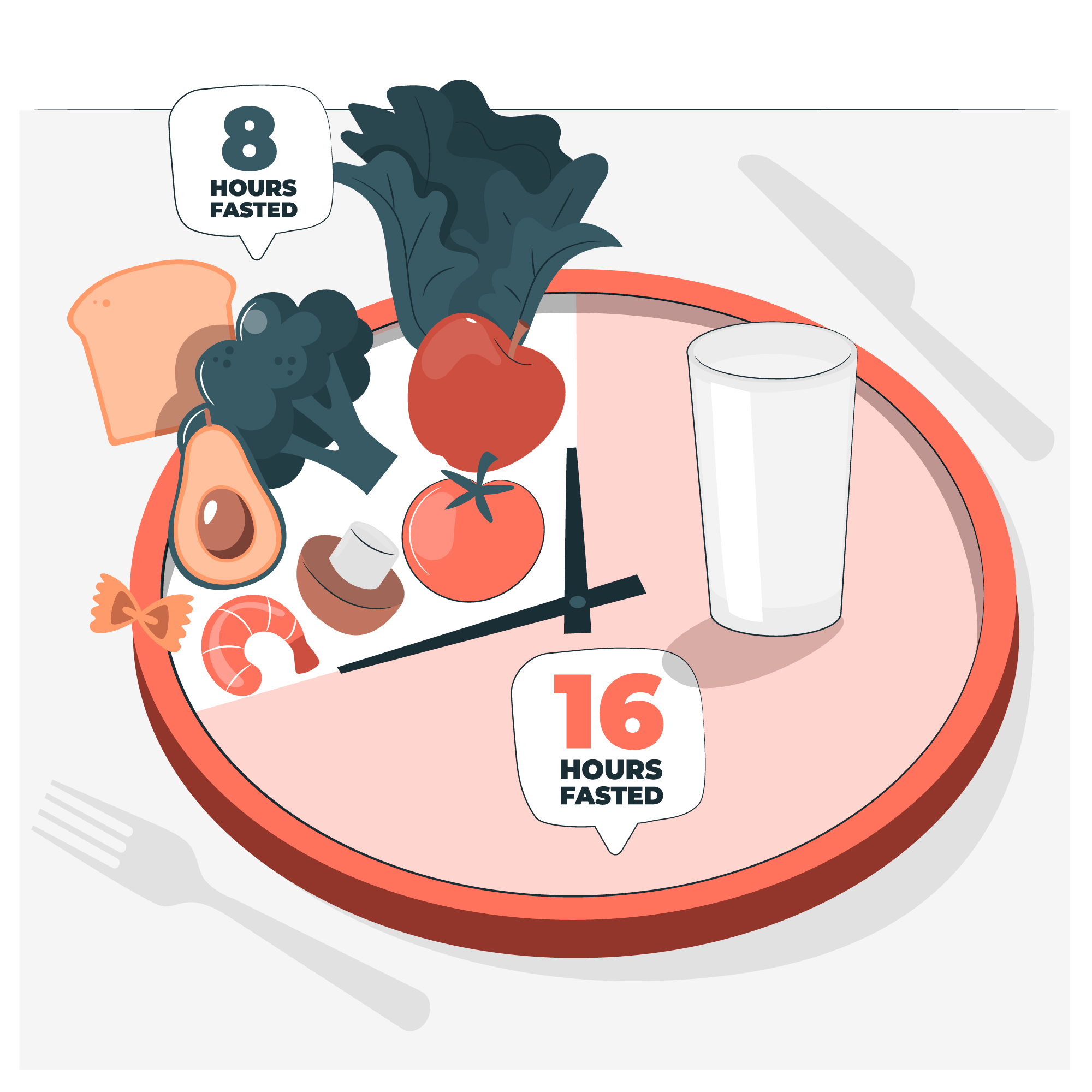 The 16/8 protocol of intermittent fasting