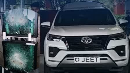 Bulletproof glass and vehicles manufactured at a Jaipur company.