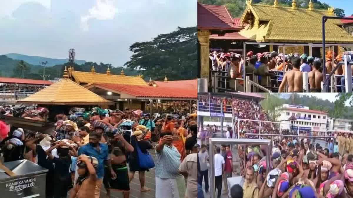 TDB raises darshan time in Sabarimala  darshan time in Sabarimala by 1 hour  devotees numbers rise  ಅಯ್ಯಪ್ಪ ಭಕ್ತರಿಗೆ ಸಿಹಿಸುದ್ದಿ  ಶಬರಿಗಿರಿ ದರ್ಶನದ ಸಮಯ ಒಂದು ಗಂಟೆ ವಿಸ್ತರಣೆ  Sabarimala Darshan Timings Extended  ಅಯ್ಯಪ್ಪ ಭಕ್ತರು ಹೆಚ್ಚಿನ ಸಂಖ್ಯೆ  ಟಿಡಿಬಿಗೆ ಮನವಿ  ಅಯ್ಯಪ್ಪ ಭಕ್ತರಿಗೆ ಸೌಲಭ್ಯ  ಶಬರಿಮಲೆ ಅಯ್ಯಪ್ಪ ಸ್ವಾಮಿ ದೇವಸ್ಥಾನ  ತಿರುವಾಂಕೂರು ದೇವಸ್ಥಾನಂ ಮಂಡಳಿ