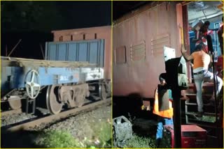 A Goods Trains Derailed From Track In Tamil Nadu And Maharashtra