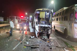 Bus Accident in Davanagere
