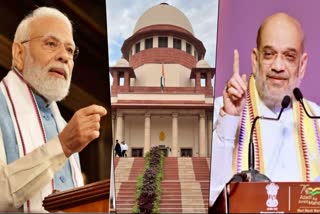 Amit Shah and Modi on Article 370 SC Verdict  Modi And Amit Shah on On Article 370  Article 370 Abrogation SC Verdict  കശ്‌മീരിന്‍റെ പ്രത്യേക പദവി  പ്രധാനമന്ത്രി നരേന്ദ്ര മോദി  കേന്ദ്ര ആഭ്യന്തര മന്ത്രി അമിത് ഷാ  ജമ്മു കശ്‌മീരിന്‍റെ പ്രത്യേക പദവി റദ്ദാക്കല്‍  ജമ്മു കശ്‌മീർ സുപ്രീം കോടതി  സുപ്രീം കോടതി ജമ്മു കശ്‌മീരിന്‍റെ പ്രത്യേക പദവി  ആർട്ടിക്കിൾ 370 റദ്ദാക്കൽ  ആർട്ടിക്കിൾ 370 റദ്ദാക്കലിൽ സുപ്രീംകോടതി