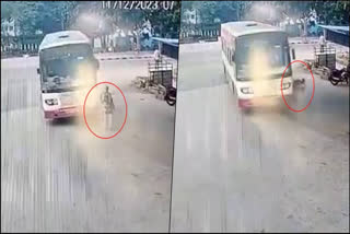 Woman dies on spot after hit by KSRTC bus