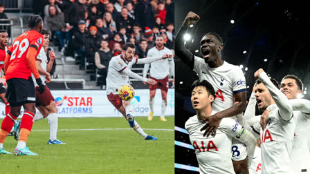 Premier League  Luton Town vs Manchester City Match Result  Tottenham vs Newcastle United Match Result  Everton vs Chelsea Match Result  Fulham vs West Ham Match Result  Premier League Points Table  ഇംഗ്ലീഷ് പ്രീമിയര്‍ ലീഗ്  മാഞ്ചസ്റ്റര്‍ സിറ്റി ടോട്ടന്‍ഹാം  പ്രീമിയര്‍ ലീഗ് പോയിന്‍റ് പട്ടിക  ചെല്‍സി എവര്‍ട്ടണ്‍