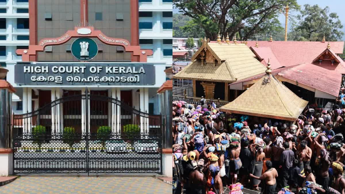 Sabarimala  people with Physical problems  high Court order  devaswom board