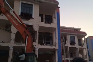 lda lucknow development authority again demolished many illegal constructions latest news.