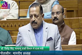 Union Minister Jitendra Singh at Lok Sabha