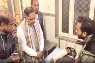 Energy Minister meet injured