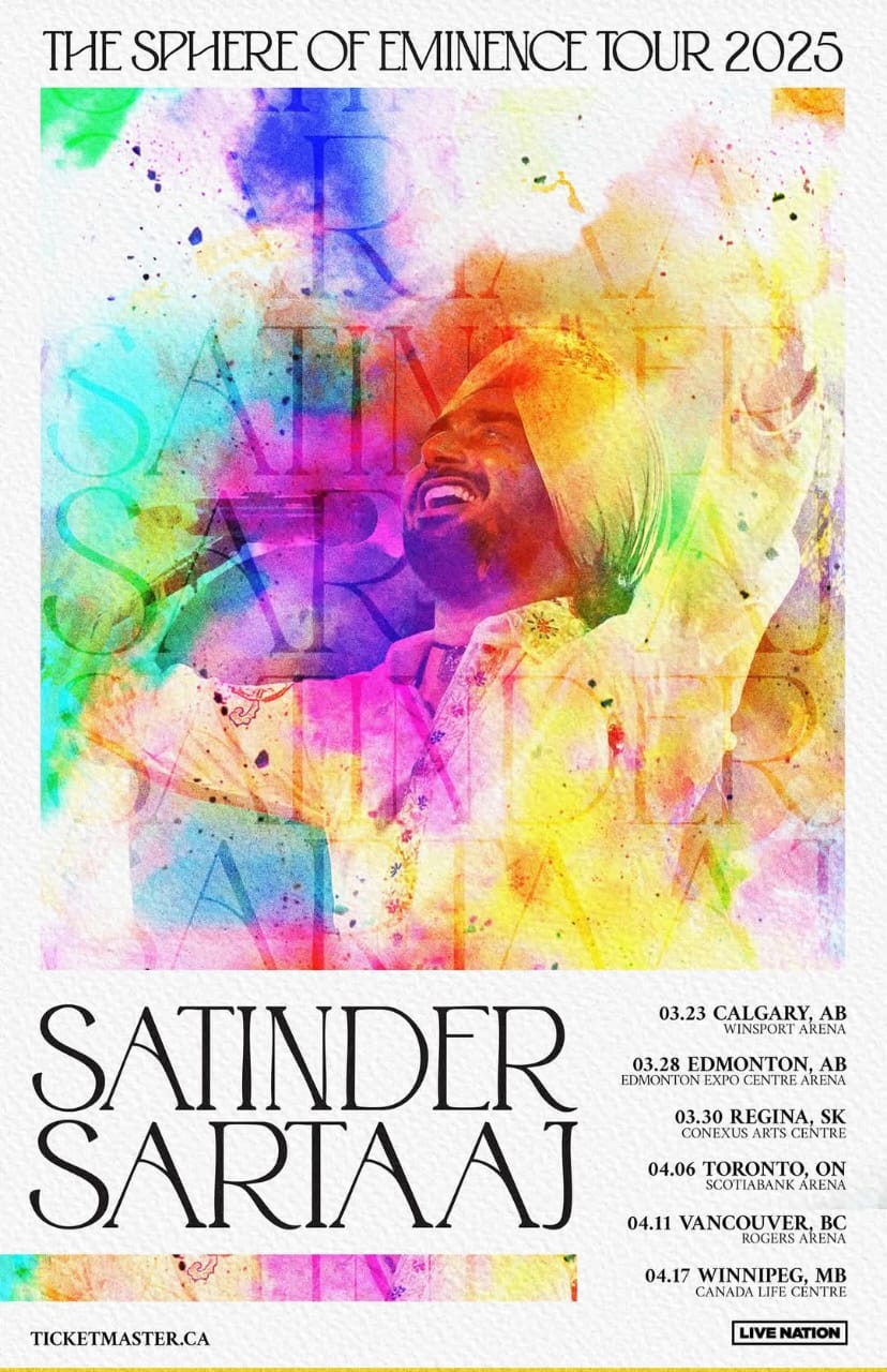 Satinder Sartaj announces Canada show