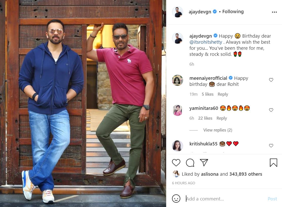 Wishes pour in for Rohit Shetty as he turns 48